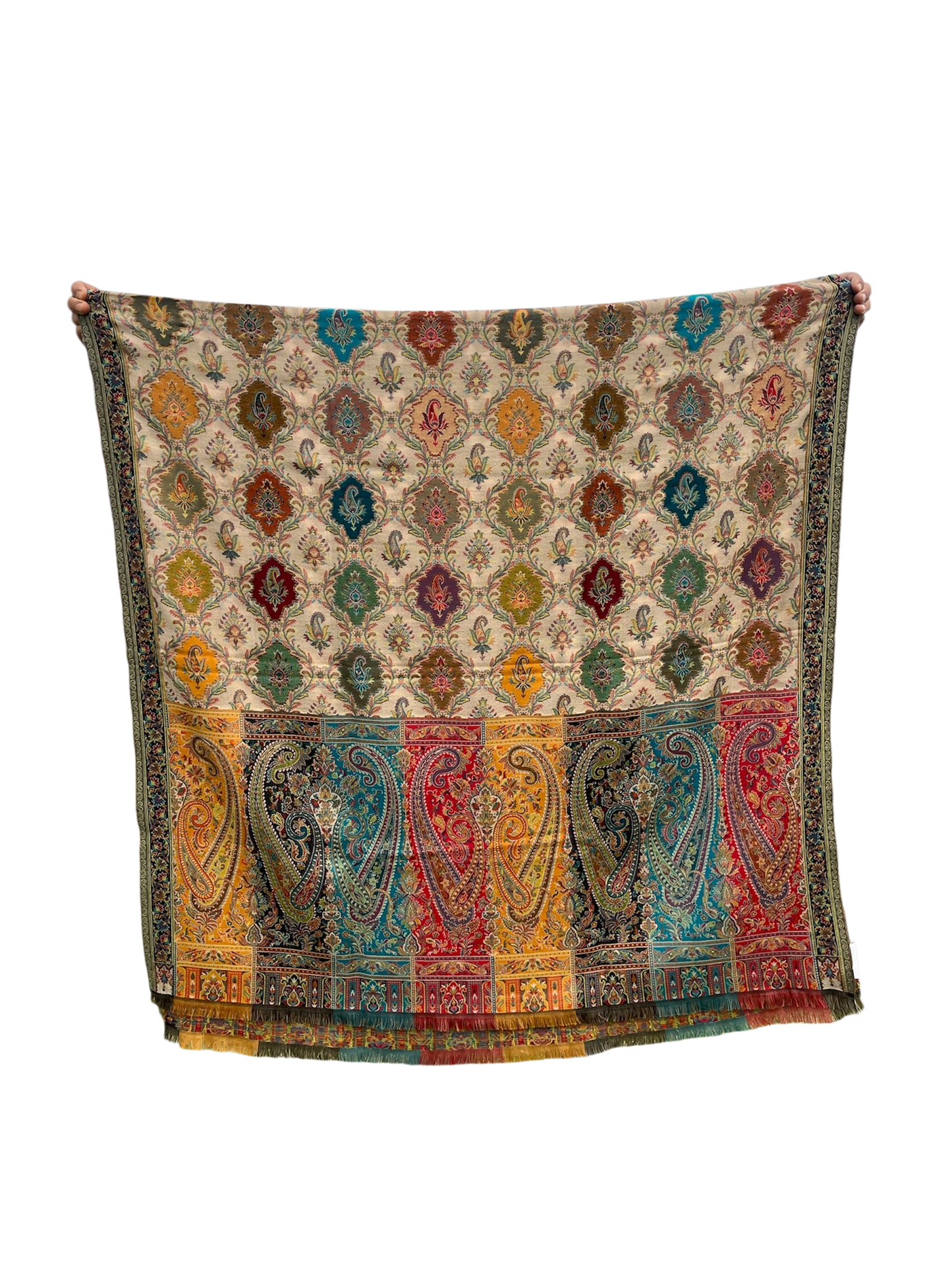 Pure wool kani weaving shawl